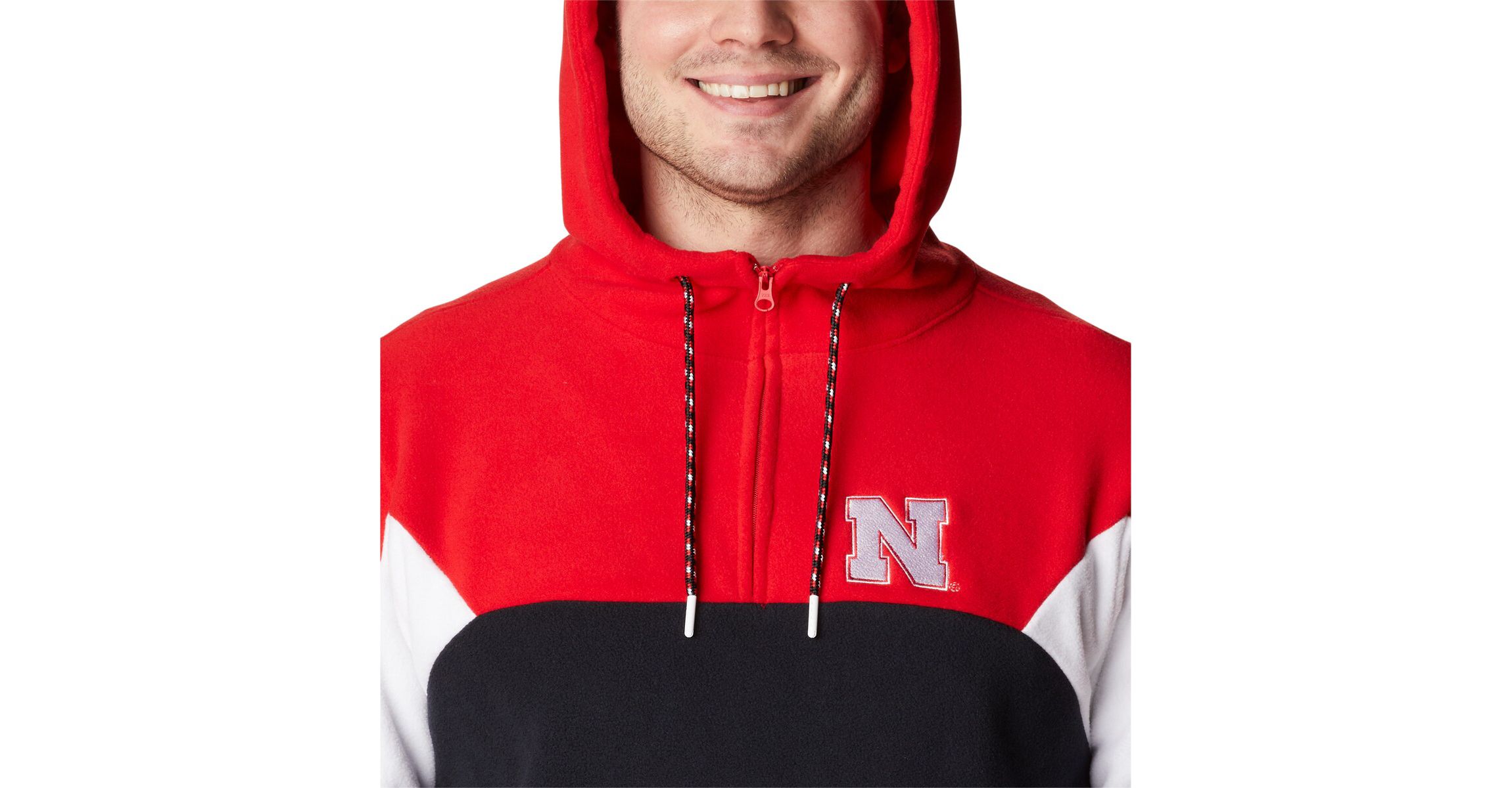 NCAA Nebraska Huskers Lodge Quarter-Zip Hoodie