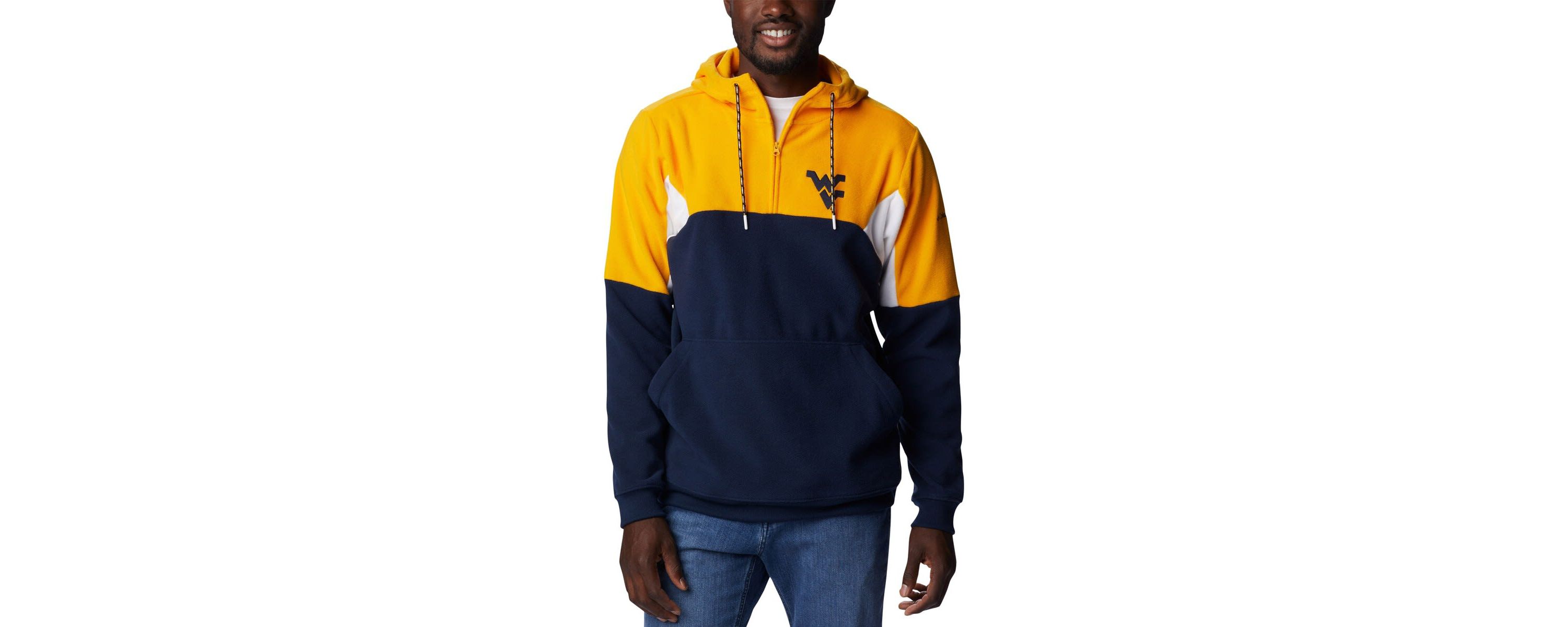 NCAA West Virginia Mountaineers Lodge Quarter-Zip Hoodie