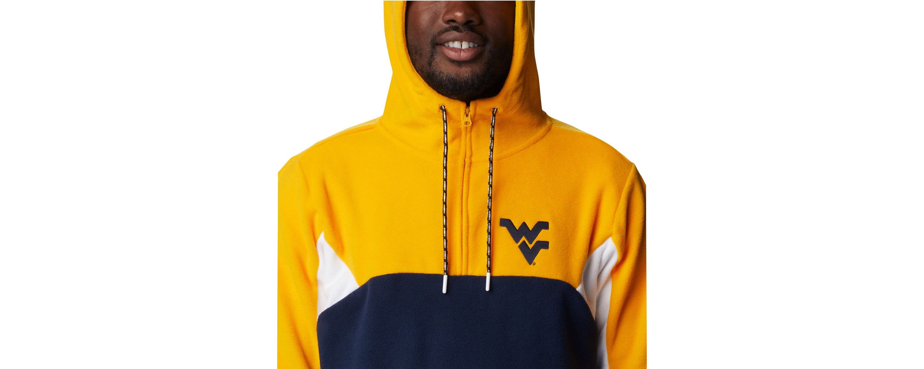 NCAA West Virginia Mountaineers Lodge Quarter-Zip Hoodie