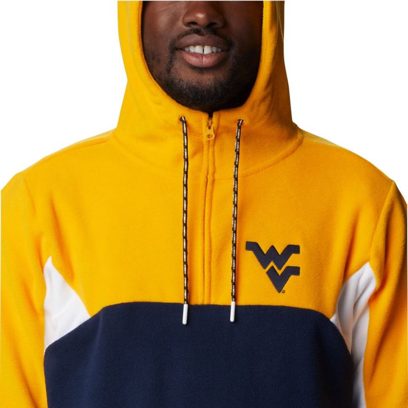 NCAA West Virginia Mountaineers Lodge Quarter-Zip Hoodie
