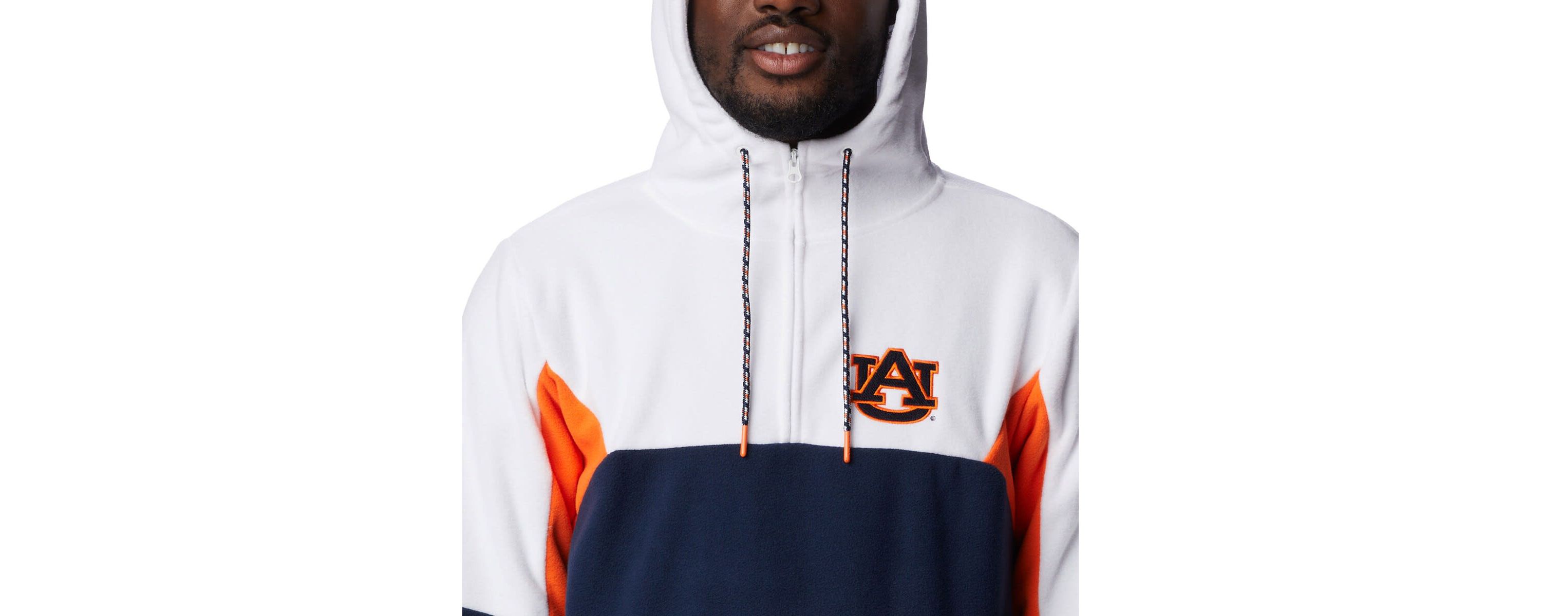 NCAA Auburn Tigers Lodge Quarter-Zip Hoodie