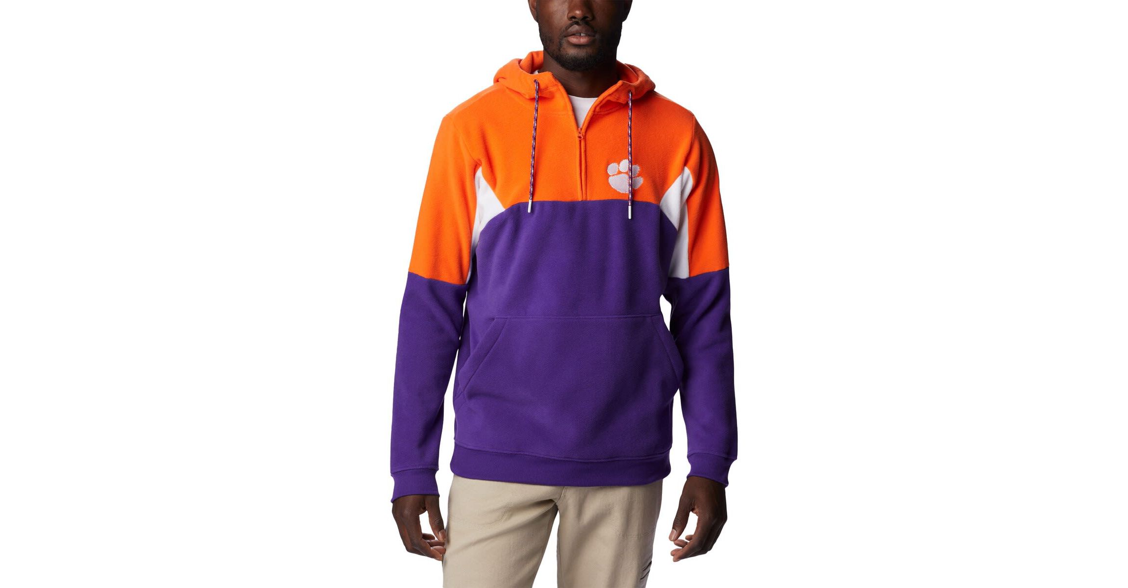 NCAA Clemson Tigers Lodge Quarter-Zip Hoodie