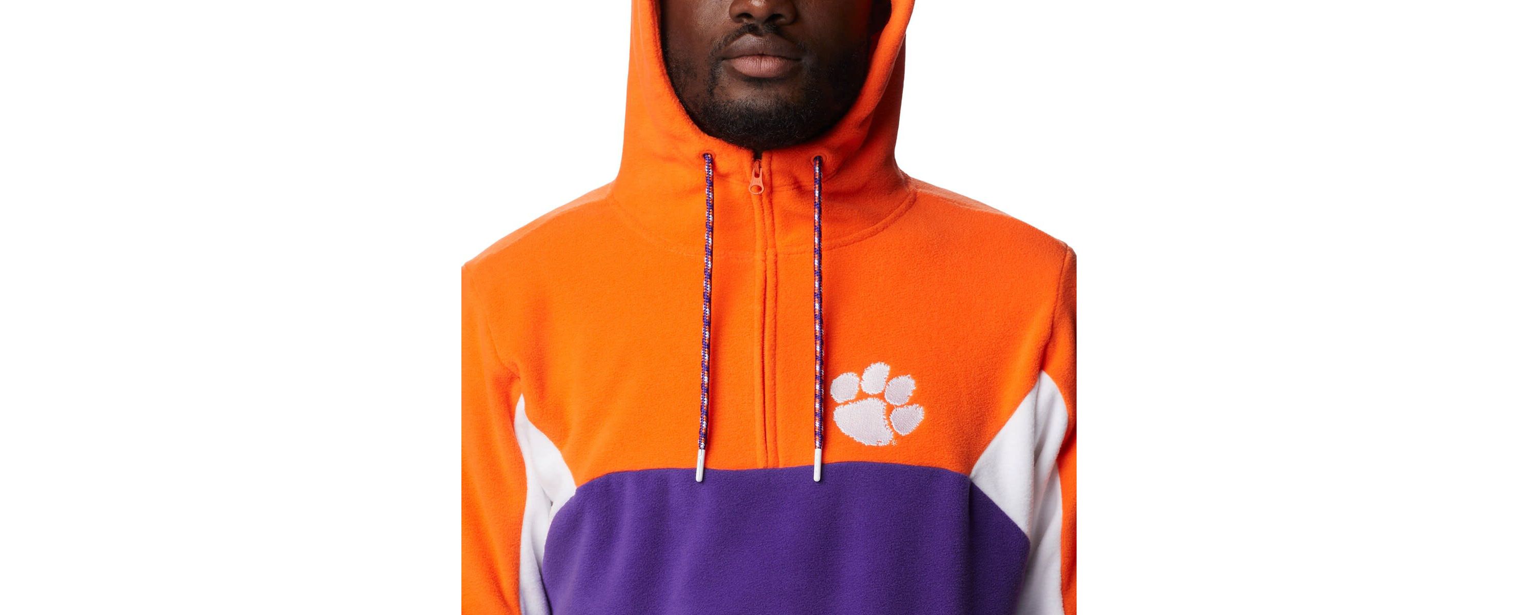 NCAA Clemson Tigers Lodge Quarter-Zip Hoodie