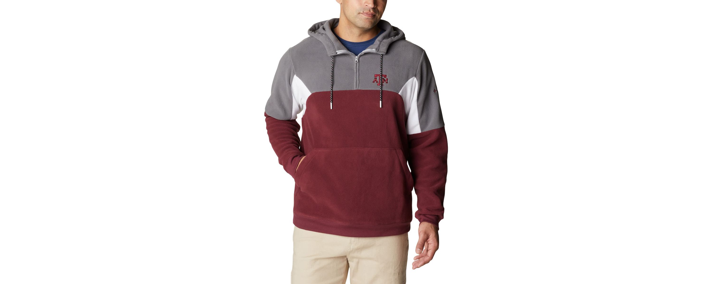 NCAA Texas A&M Aggies Lodge Quarter-Zip Hoodie