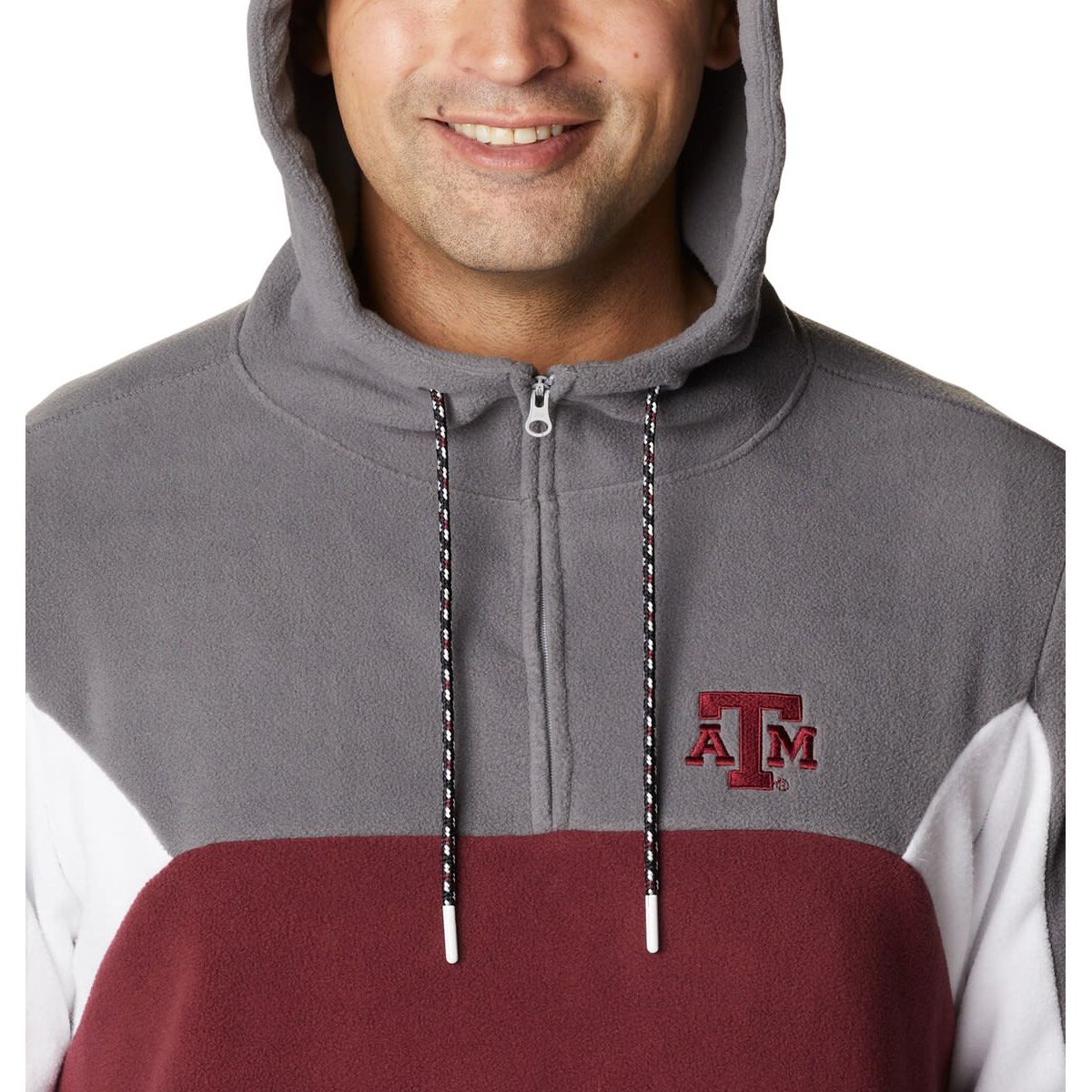 NCAA Texas A&M Aggies Lodge Quarter-Zip Hoodie