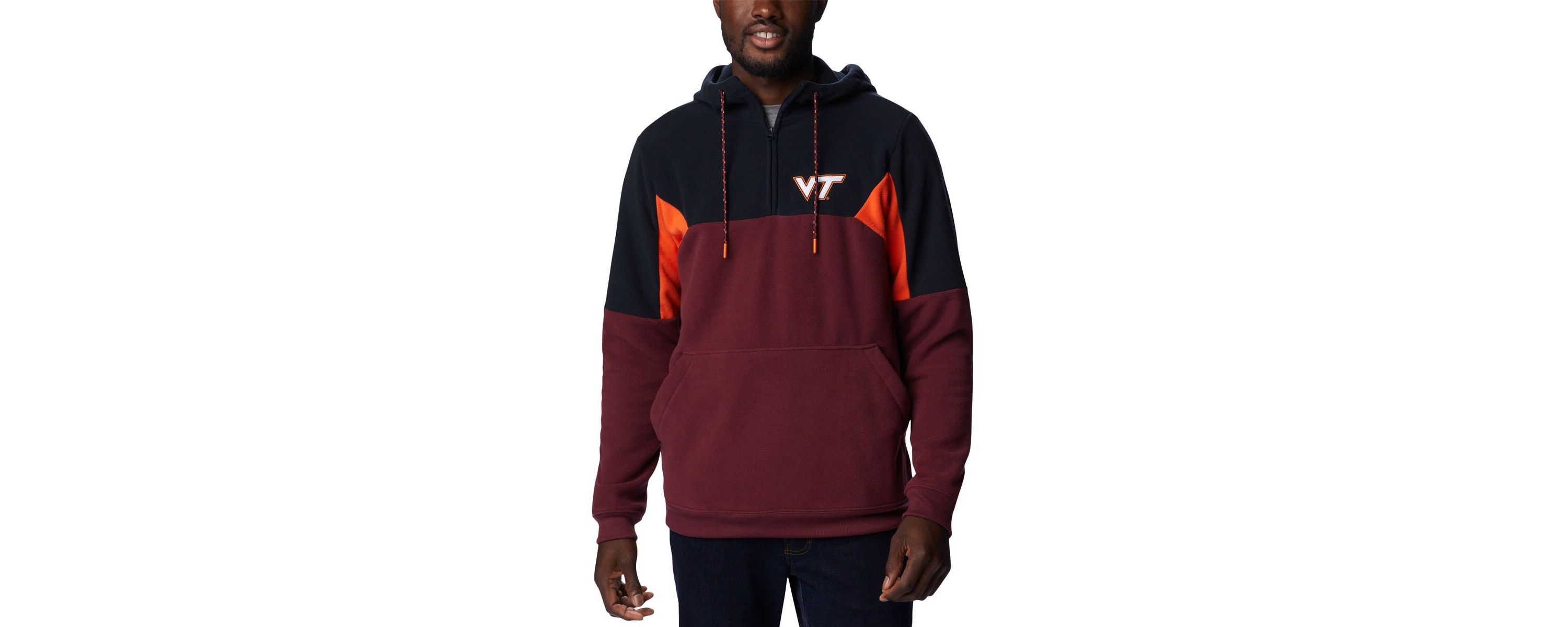NCAA Virginia Tech Hokies Lodge Quarter-Zip Hoodie