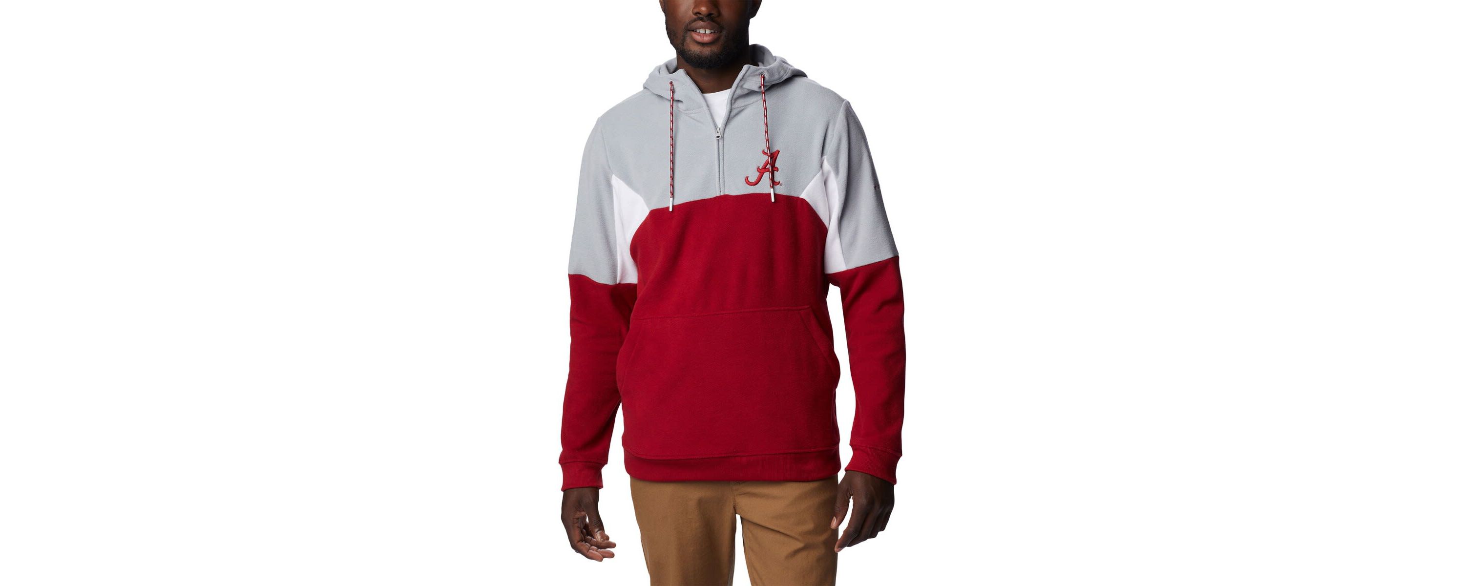 Alabama Crimson Tide NCAA Alabama Tide Lodge Quarter-Zip Hoodie