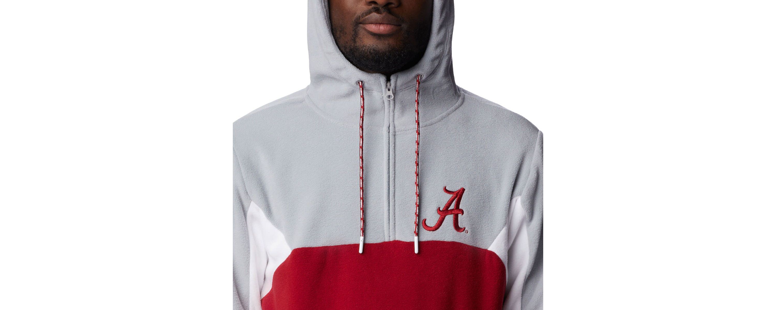 Alabama Crimson Tide NCAA Alabama Tide Lodge Quarter-Zip Hoodie