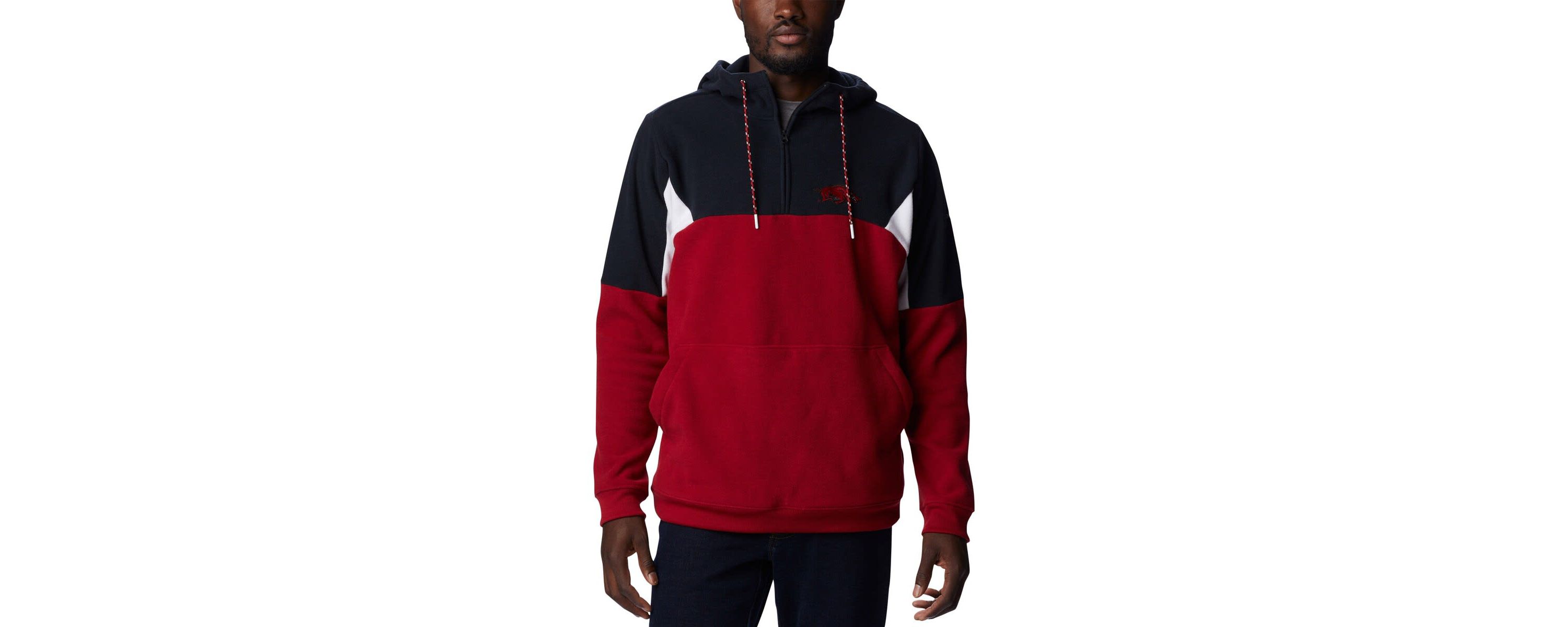 NCAA Arkansas Razorbacks Lodge Quarter-Zip Hoodie