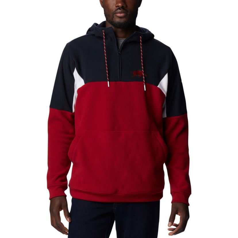 NCAA Arkansas Razorbacks Lodge Quarter-Zip Hoodie