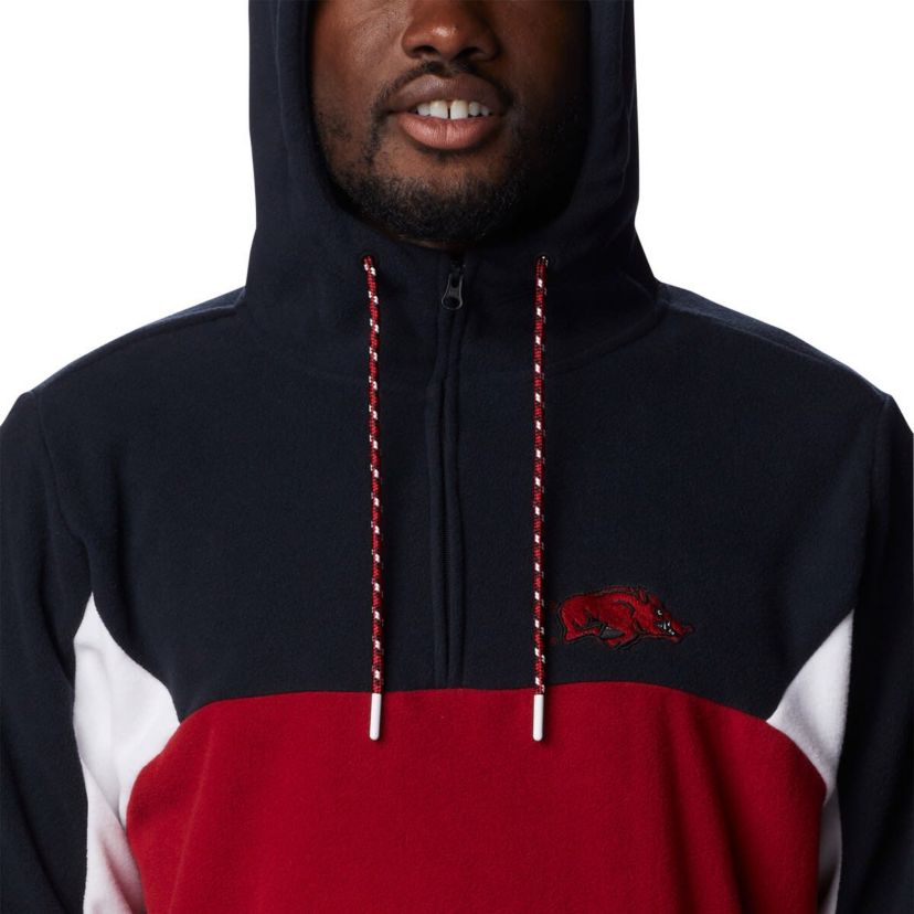 NCAA Arkansas Razorbacks Lodge Quarter-Zip Hoodie