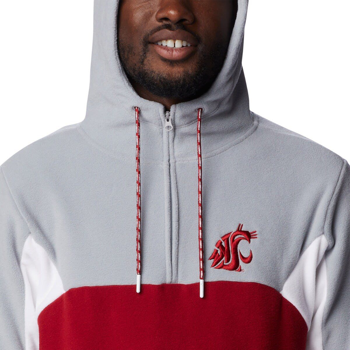 NCAA Washington State Cougars Lodge Quarter-Zip Hoodie