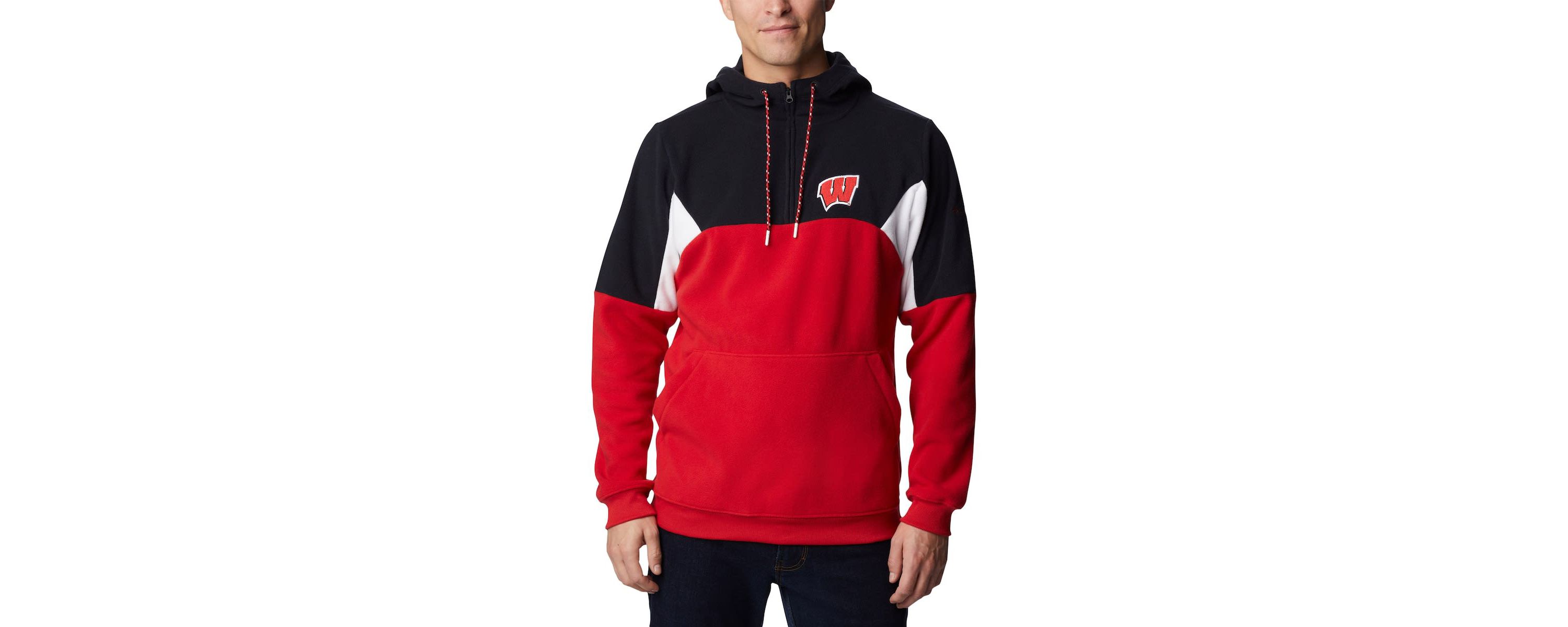 NCAA Wisconsin Badgers Lodge Quarter-Zip Hoodie