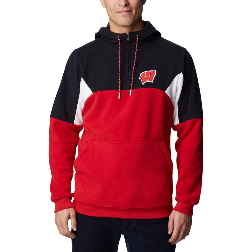 NCAA Wisconsin Badgers Lodge Quarter-Zip Hoodie
