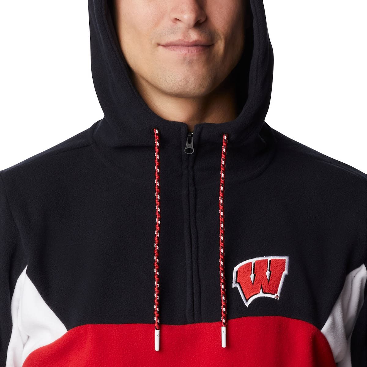 NCAA Wisconsin Badgers Lodge Quarter-Zip Hoodie