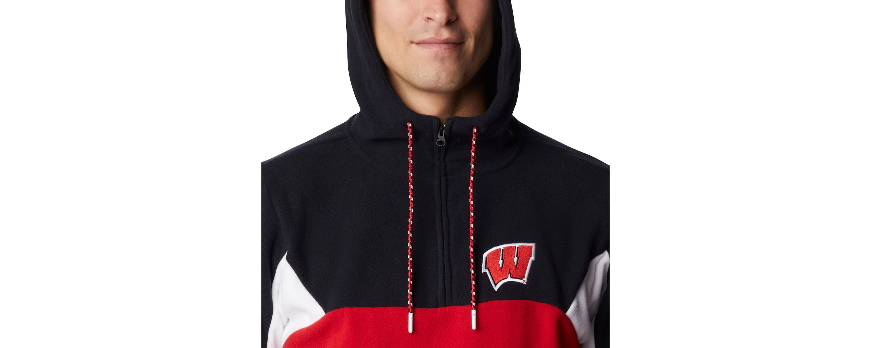 NCAA Wisconsin Badgers Lodge Quarter-Zip Hoodie