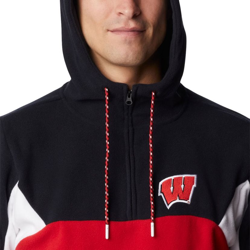 NCAA Wisconsin Badgers Lodge Quarter-Zip Hoodie
