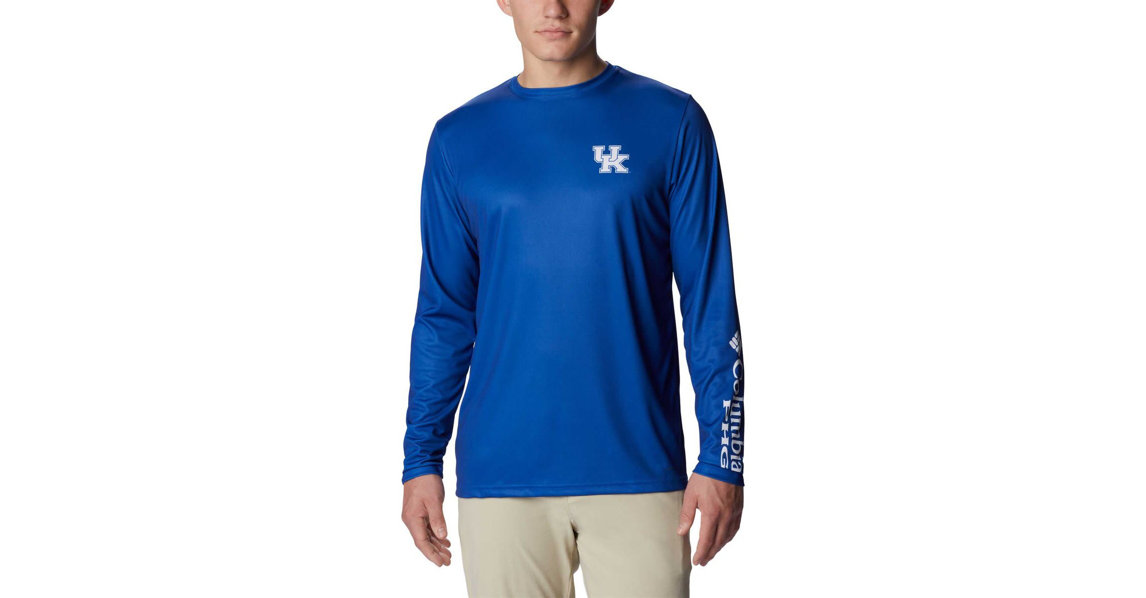 NCAA Kentucky Wildcats Terminal Shot Omni-Shade Omni-Wick Long Sleeve T-Shirt