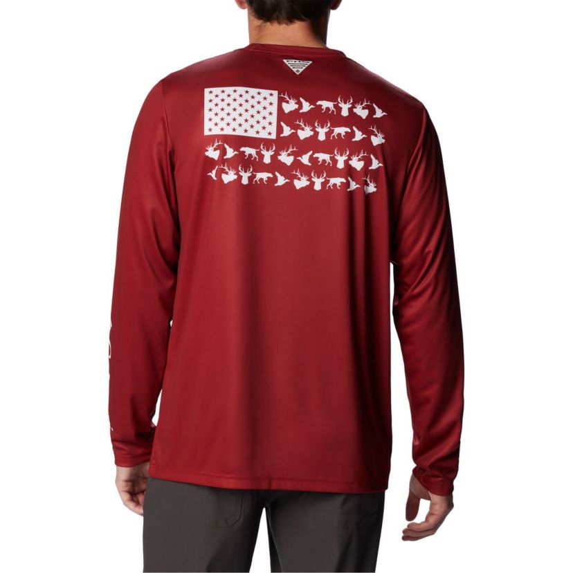 NCAA Oklahoma Sooners Terminal Tackle Omni-Shade Raglan Long Sleeve T-Shirt