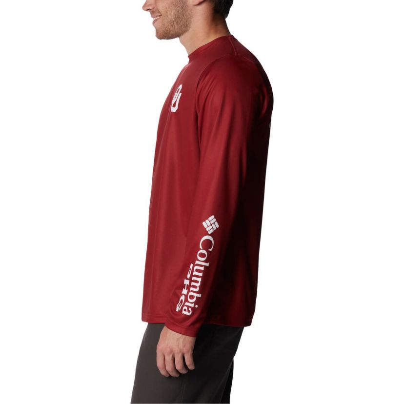 NCAA Oklahoma Sooners Terminal Tackle Omni-Shade Raglan Long Sleeve T-Shirt