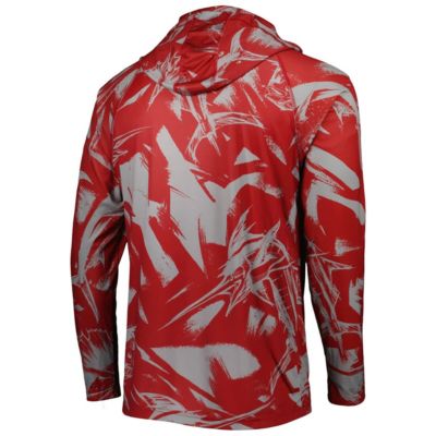 Alabama Crimson Tide NCAA Super Terminal Tackle Omni-Shade Raglan Long Sleeve Hoodie T-Shirt