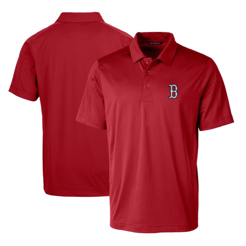 Boston Red Sox MLB Boston Sox Logo Prospect Textured Stretch Big & Tall Polo