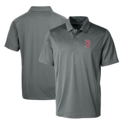 Cutter & Buck Men's Boston Red Sox MLB Boston Sox Prospect Textured Stretch Big & Tall Polo, 3XLT