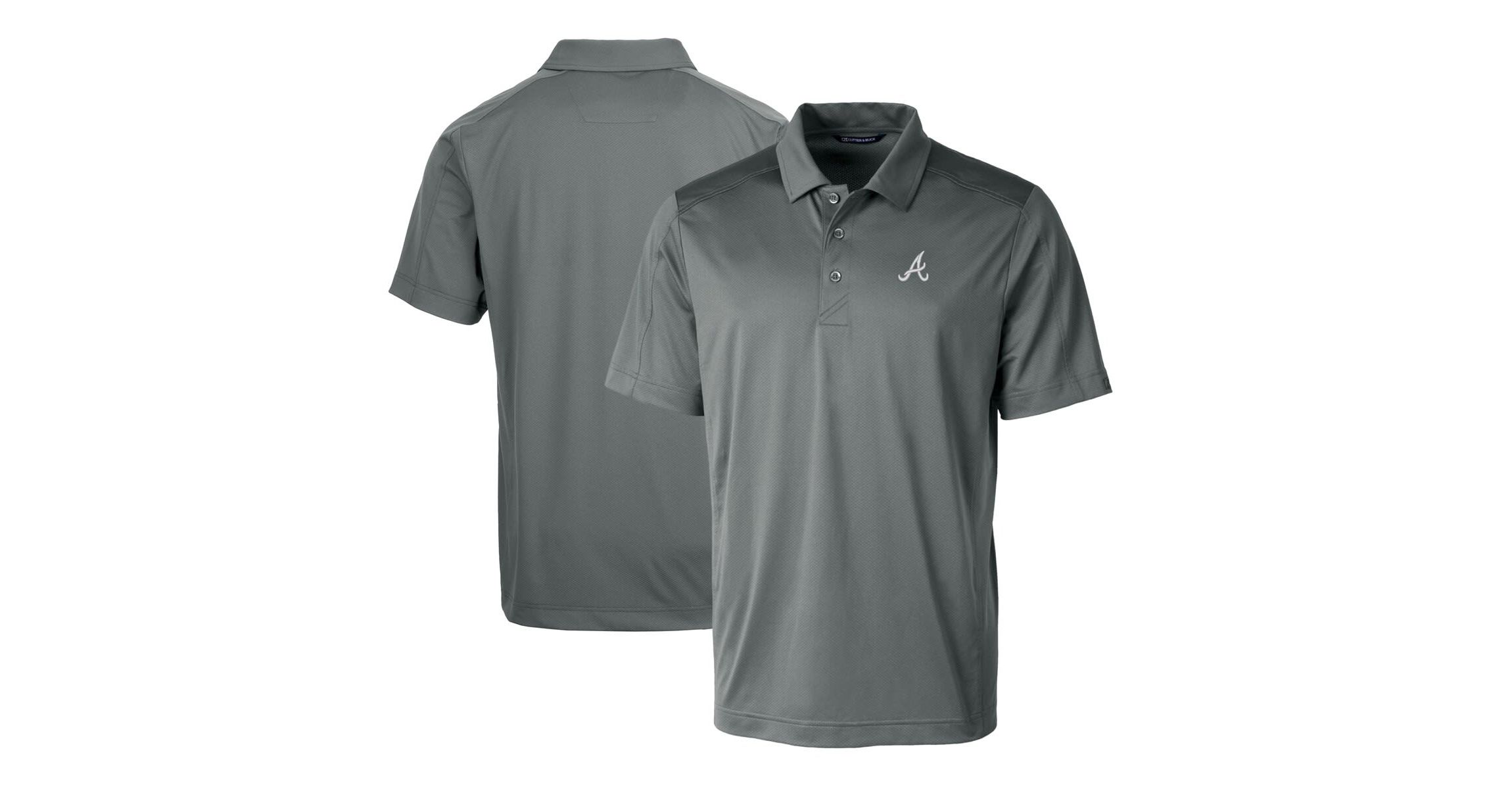 MLB Atlanta Braves Prospect Textured Stretch Big & Tall Polo