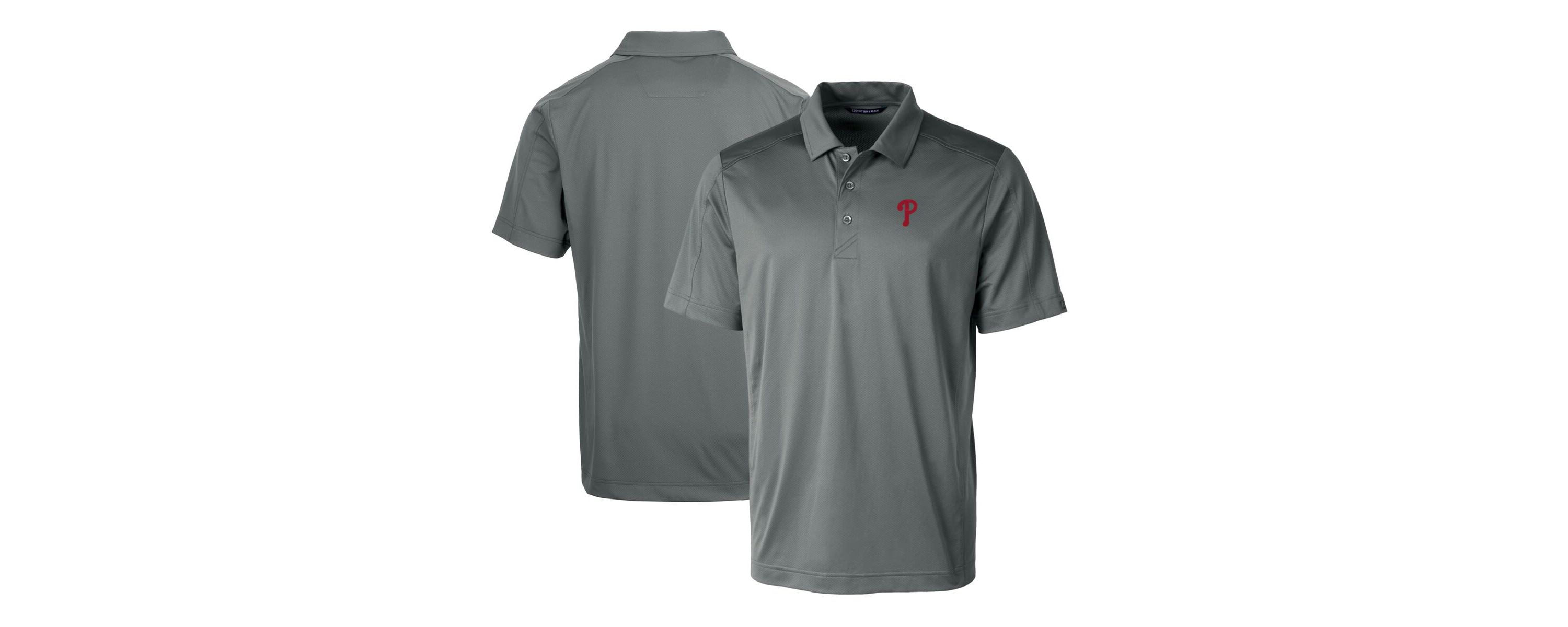 MLB Philadelphia Phillies Prospect Textured Stretch Big & Tall Polo