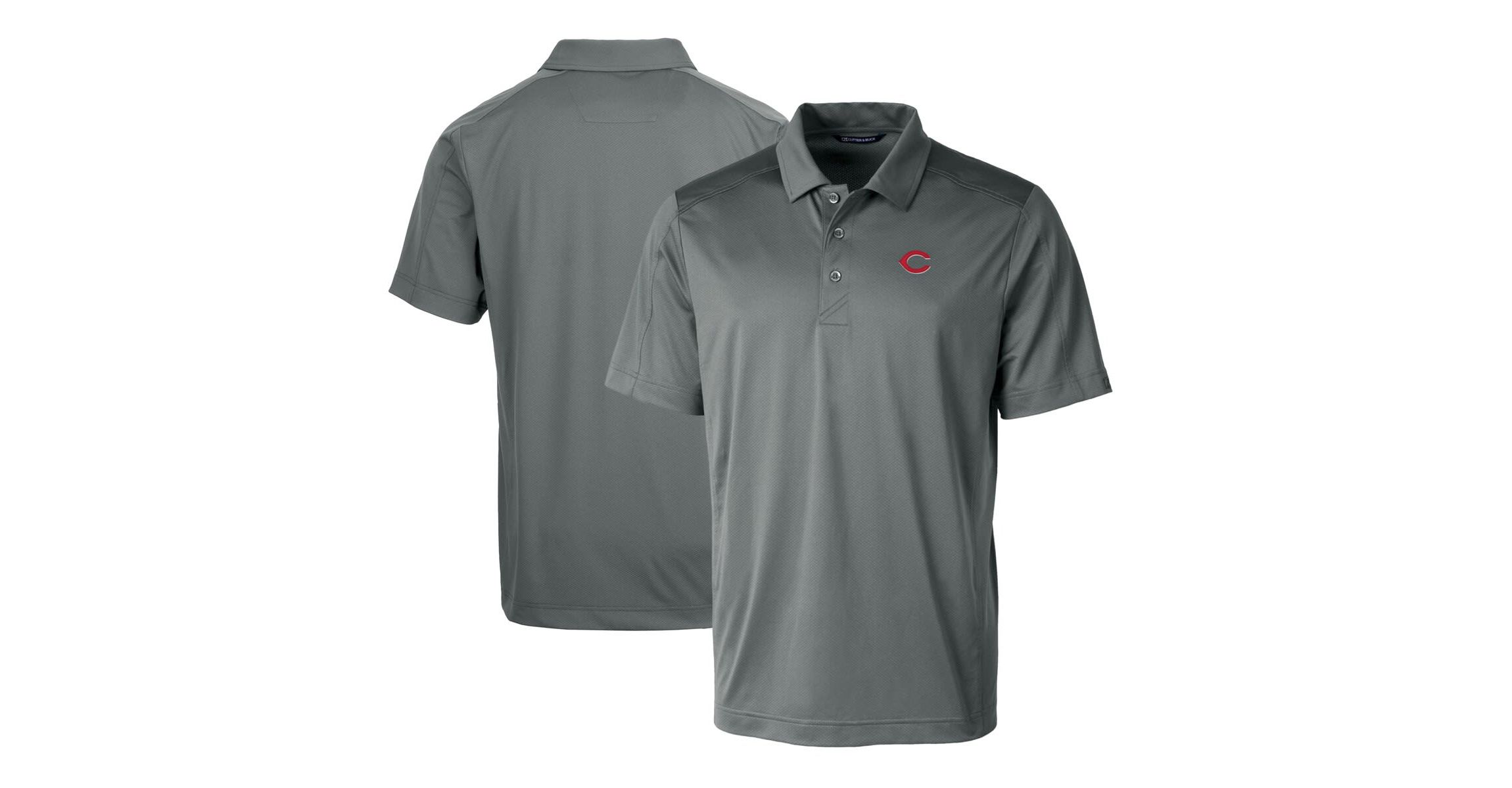 MLB Cincinnati Reds Prospect Textured Stretch Big & Tall Polo