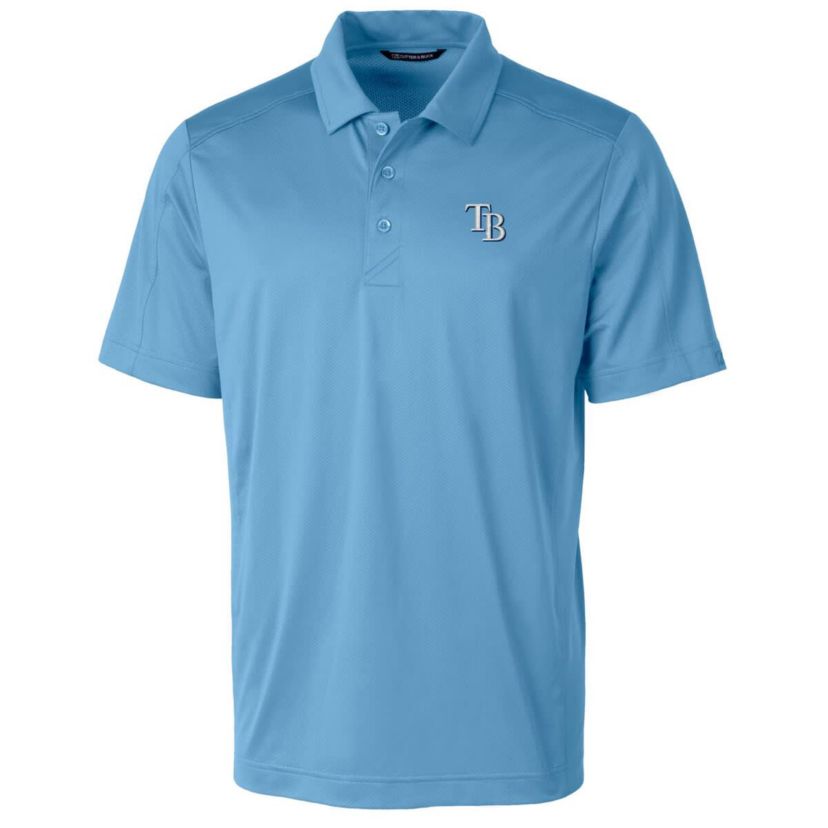 MLB Light Tampa Bay Rays Prospect Textured Stretch Polo