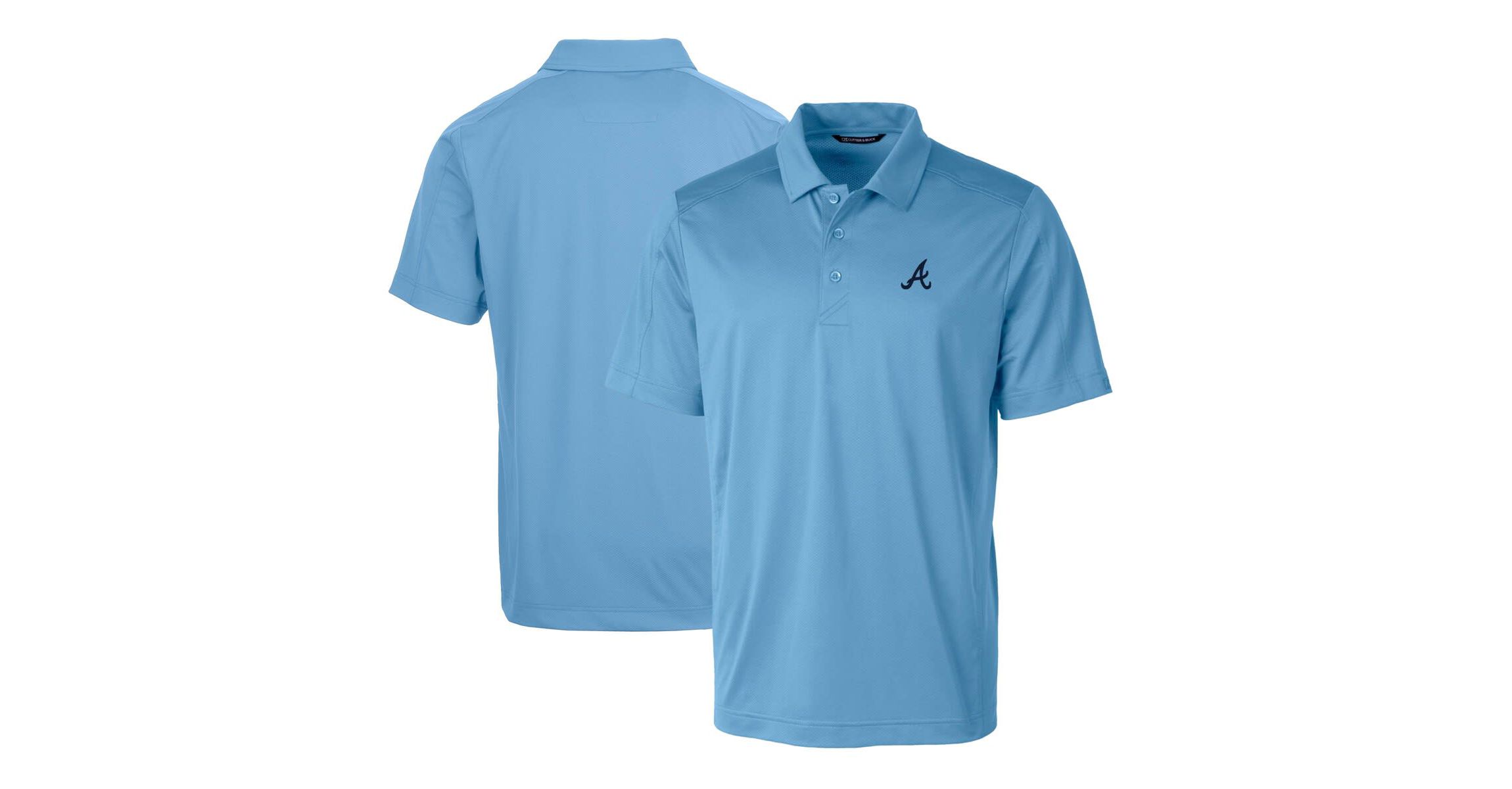 MLB Light Atlanta Braves Prospect Textured Stretch Polo