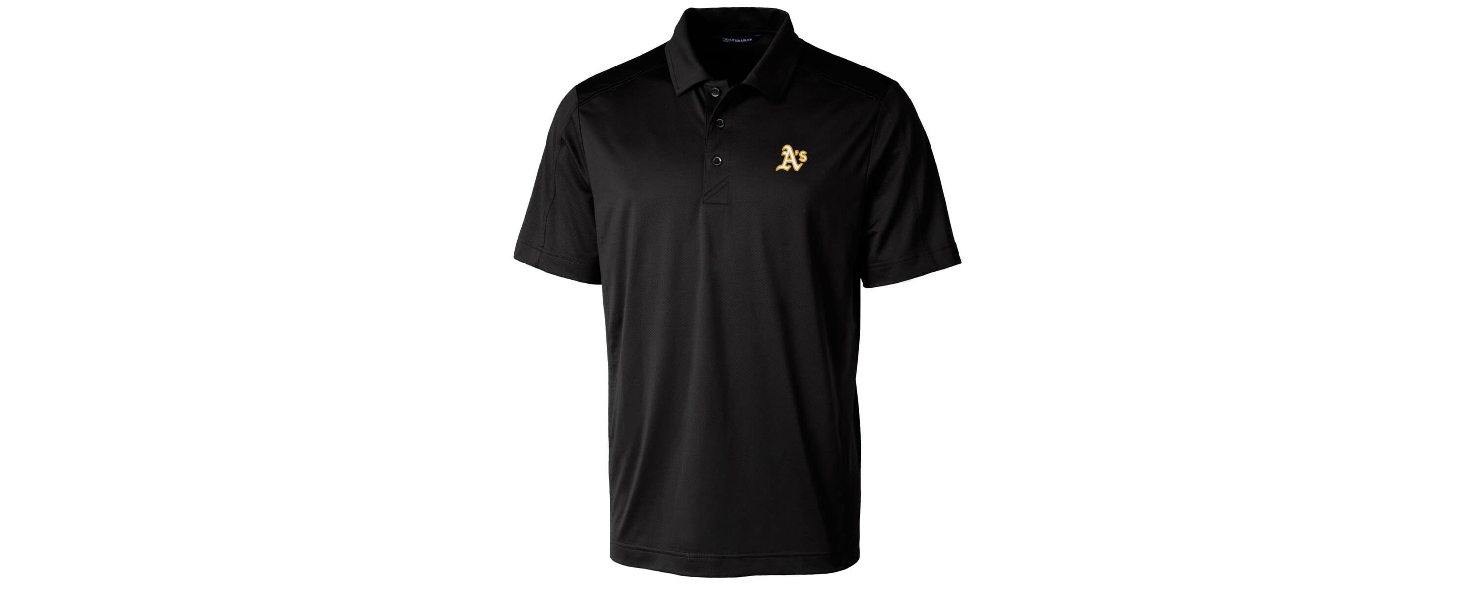 Oakland Athletics MLB Athletics Prospect Textured Stretch Polo