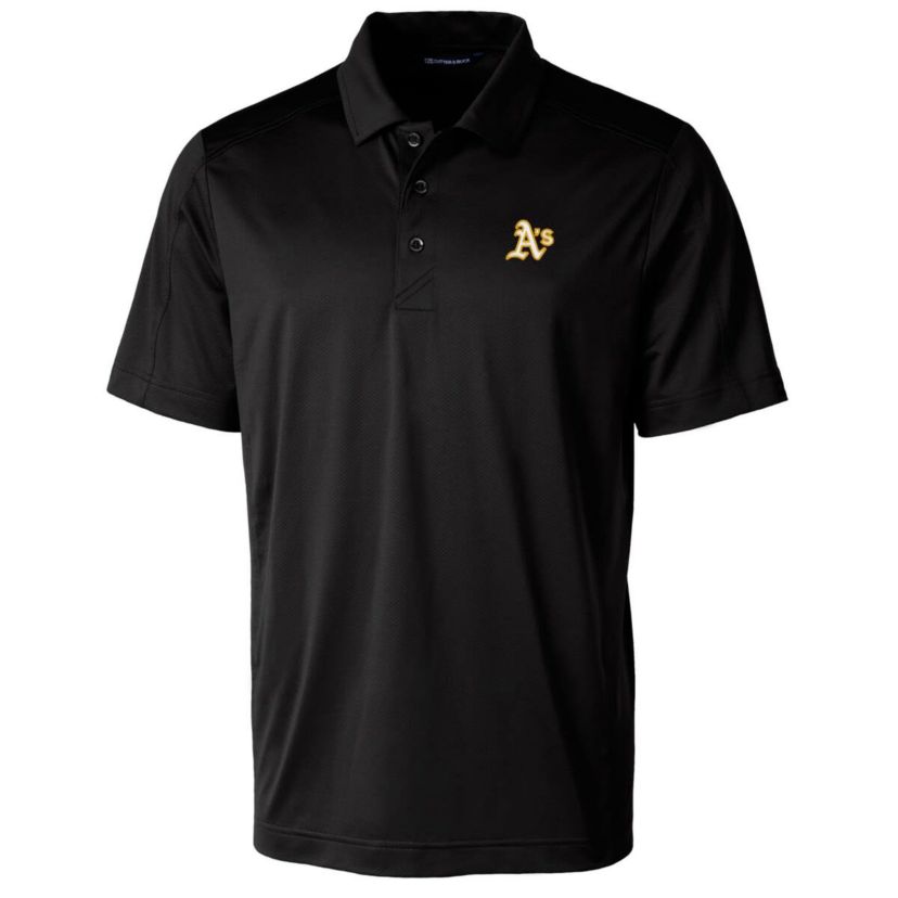 Oakland Athletics MLB Athletics Prospect Textured Stretch Polo