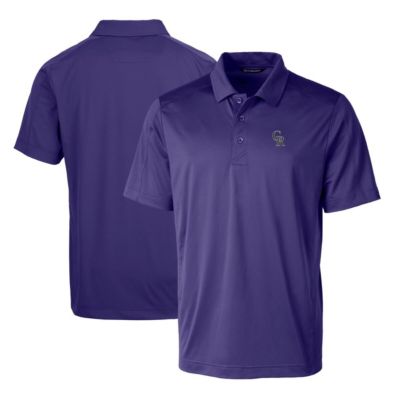 Cutter & Buck Men's MLB Colorado Rockies Prospect Textured Stretch Polo