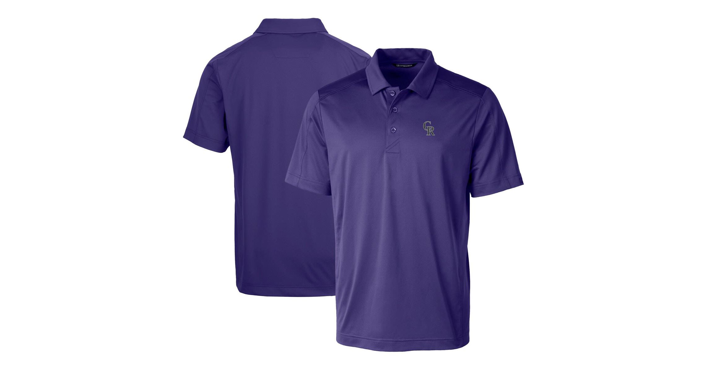 MLB Colorado Rockies Prospect Textured Stretch Polo