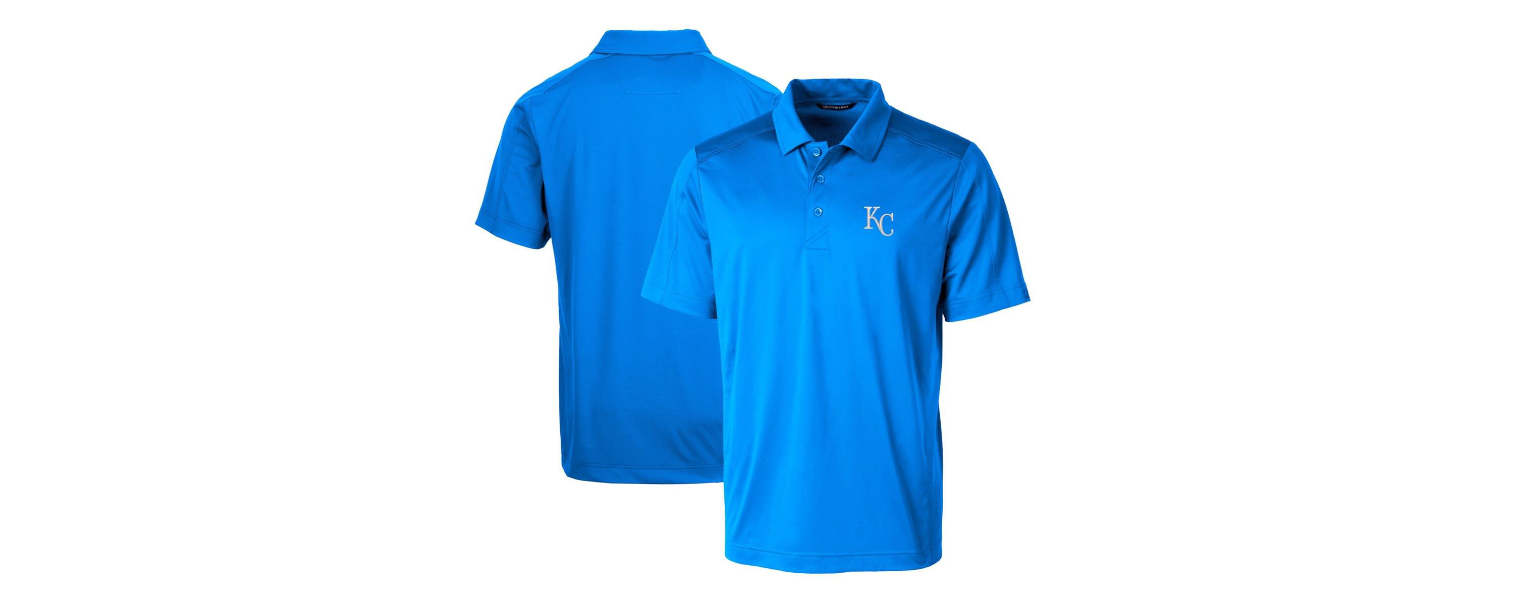 MLB Kansas City Royals Prospect Textured Stretch Polo