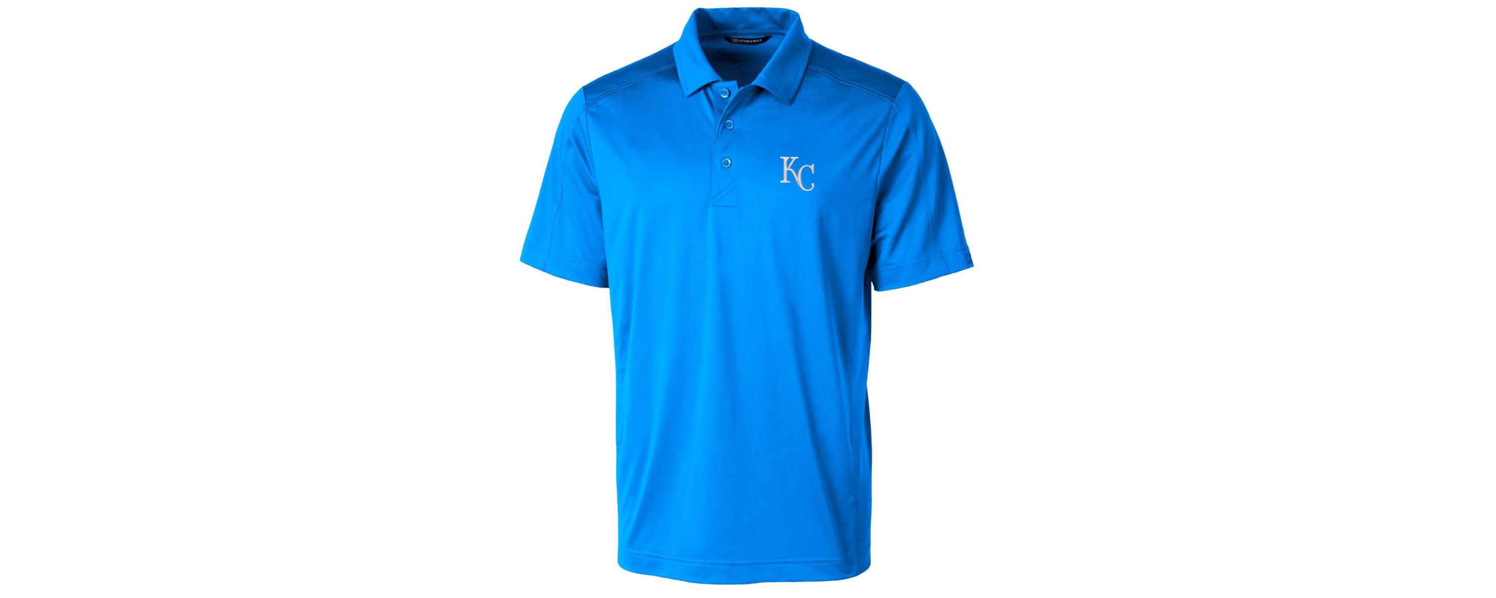 MLB Kansas City Royals Prospect Textured Stretch Polo