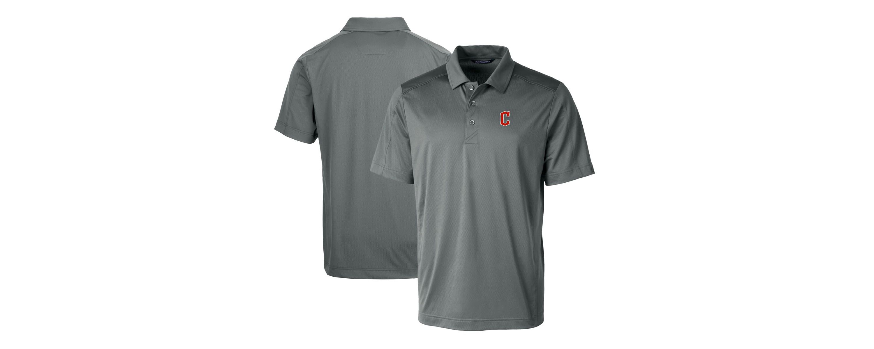 MLB Cleveland Guardians Prospect Textured Stretch Polo