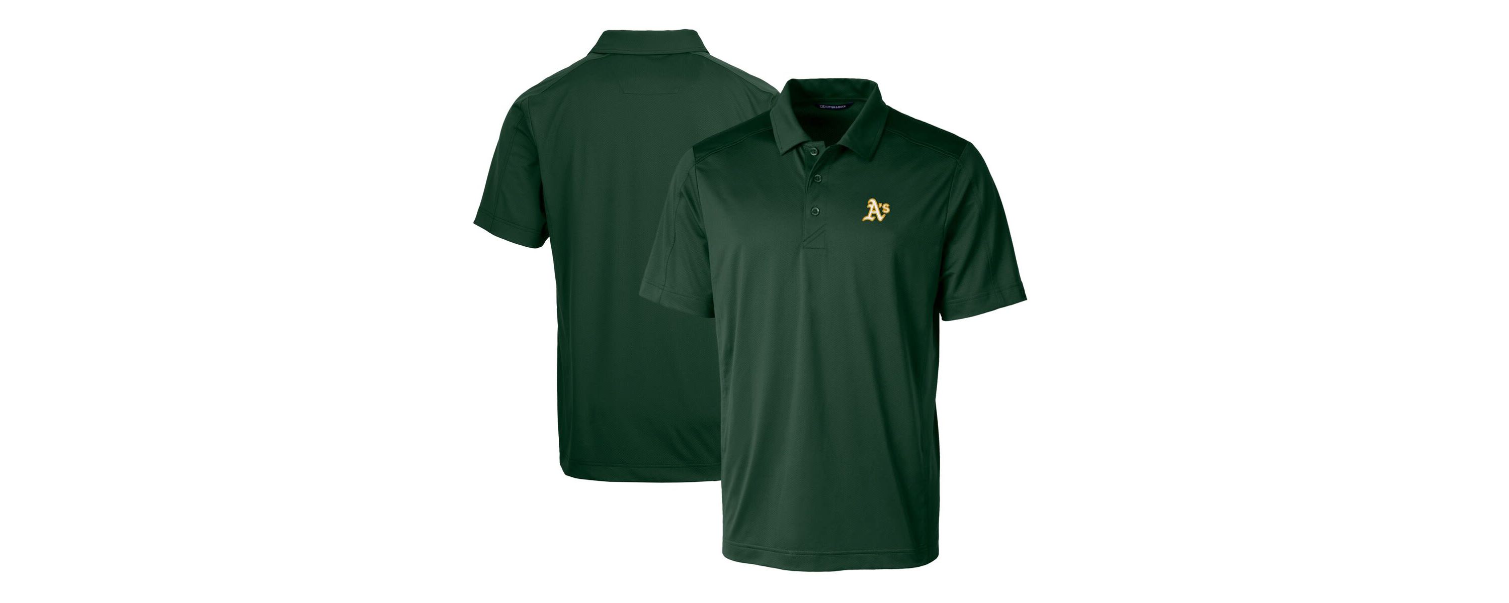 Oakland Athletics MLB Athletics Prospect Textured Stretch Polo