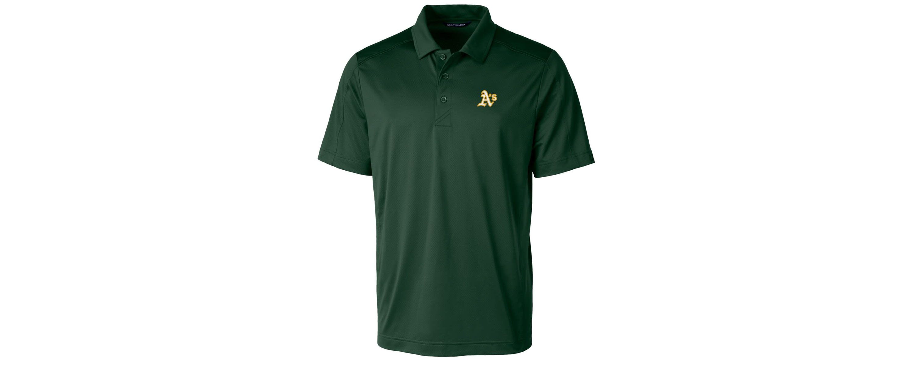 Oakland Athletics MLB Athletics Prospect Textured Stretch Polo
