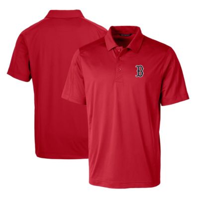 Cutter & Buck Men's Boston Red Sox MLB Boston Sox Prospect Textured Stretch Polo, 3XL
