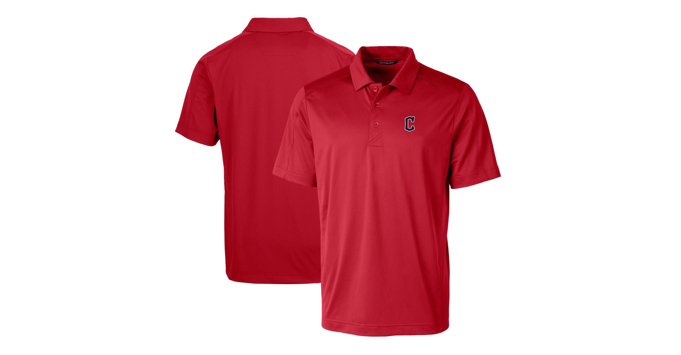 MLB Cleveland Guardians Prospect Textured Stretch Polo