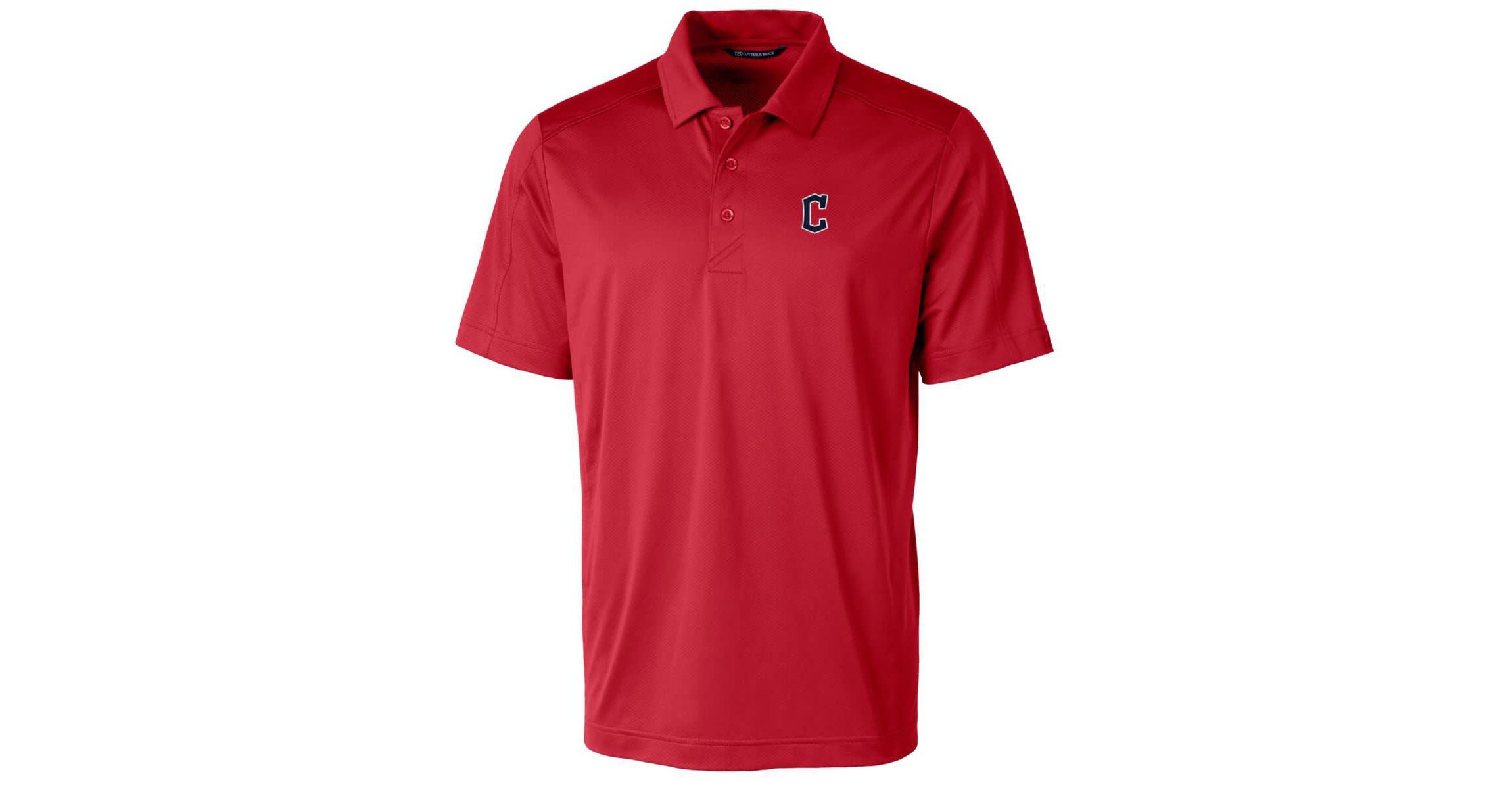 MLB Cleveland Guardians Prospect Textured Stretch Polo