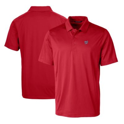 Cutter & Buck Men's MLB Washington Nationals Prospect Textured Stretch Polo