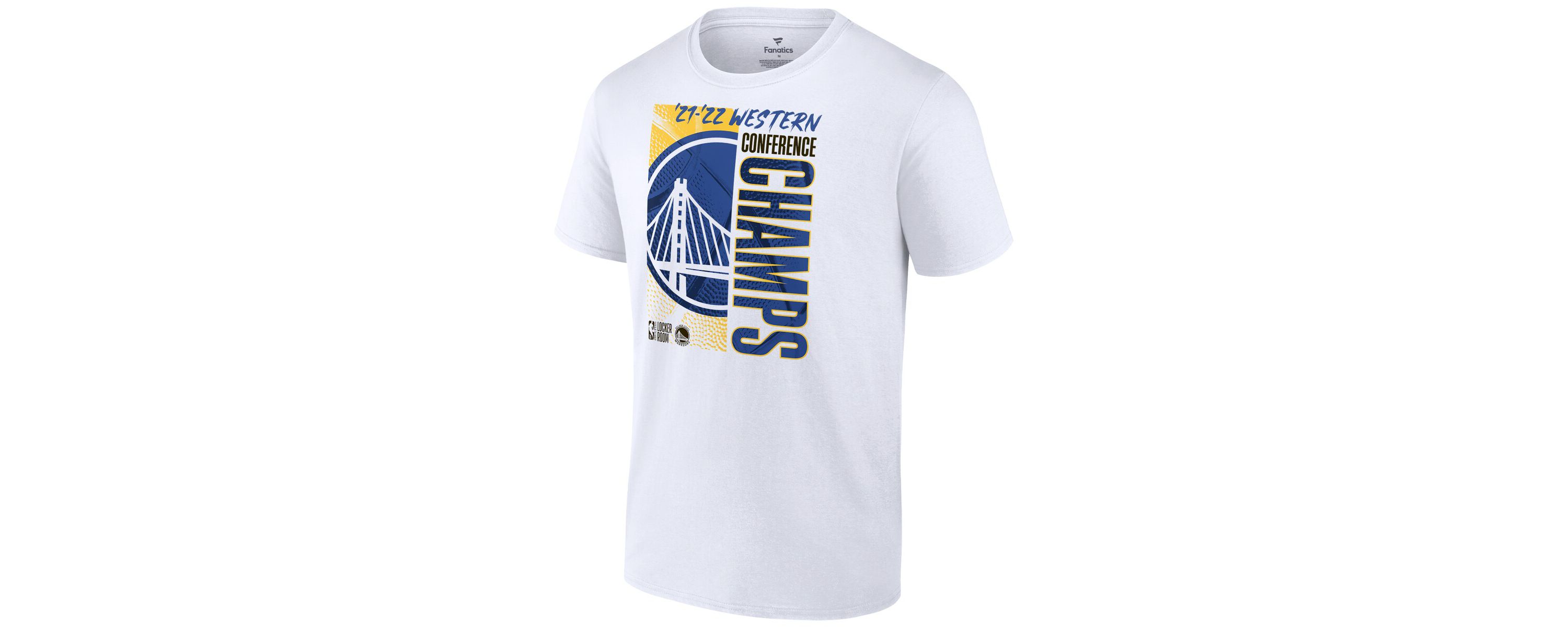 NBA Fanatics Golden State Warriors 2022 Western Conference s Big & Tall Locker Room T-Shirt