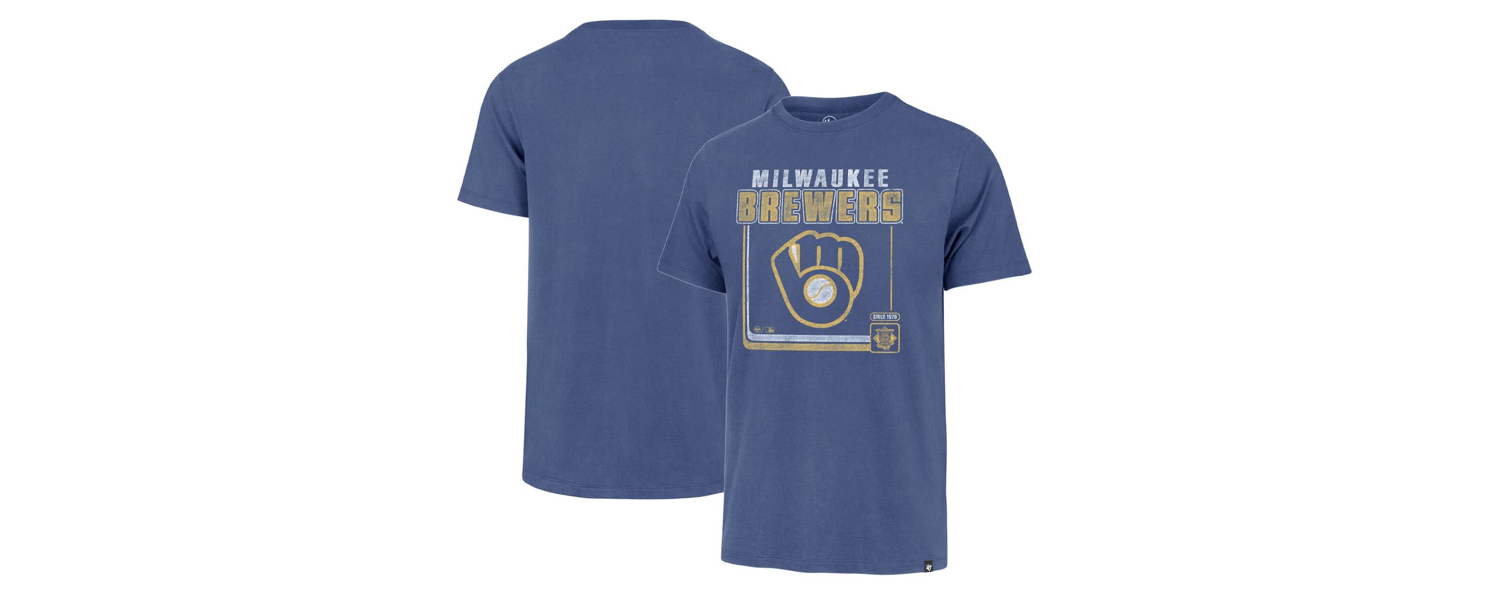 MLB Milwaukee Brewers Cooperstown Collection Borderline Franklin T-Shirt