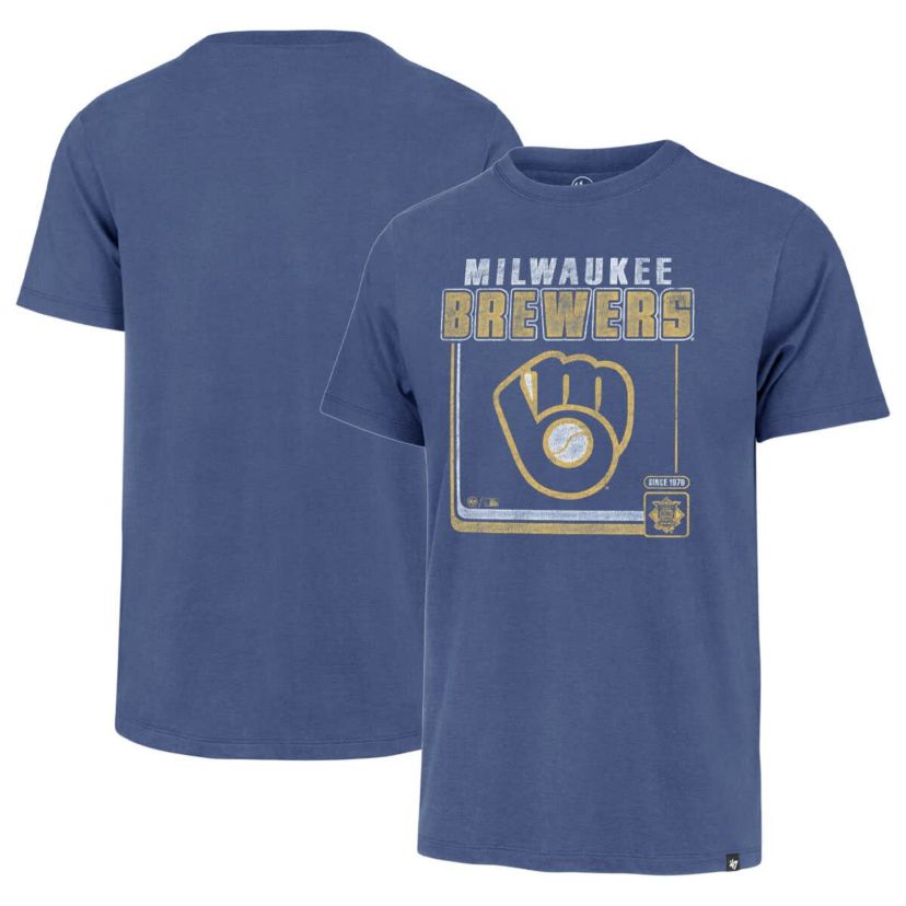 MLB Milwaukee Brewers Cooperstown Collection Borderline Franklin T-Shirt