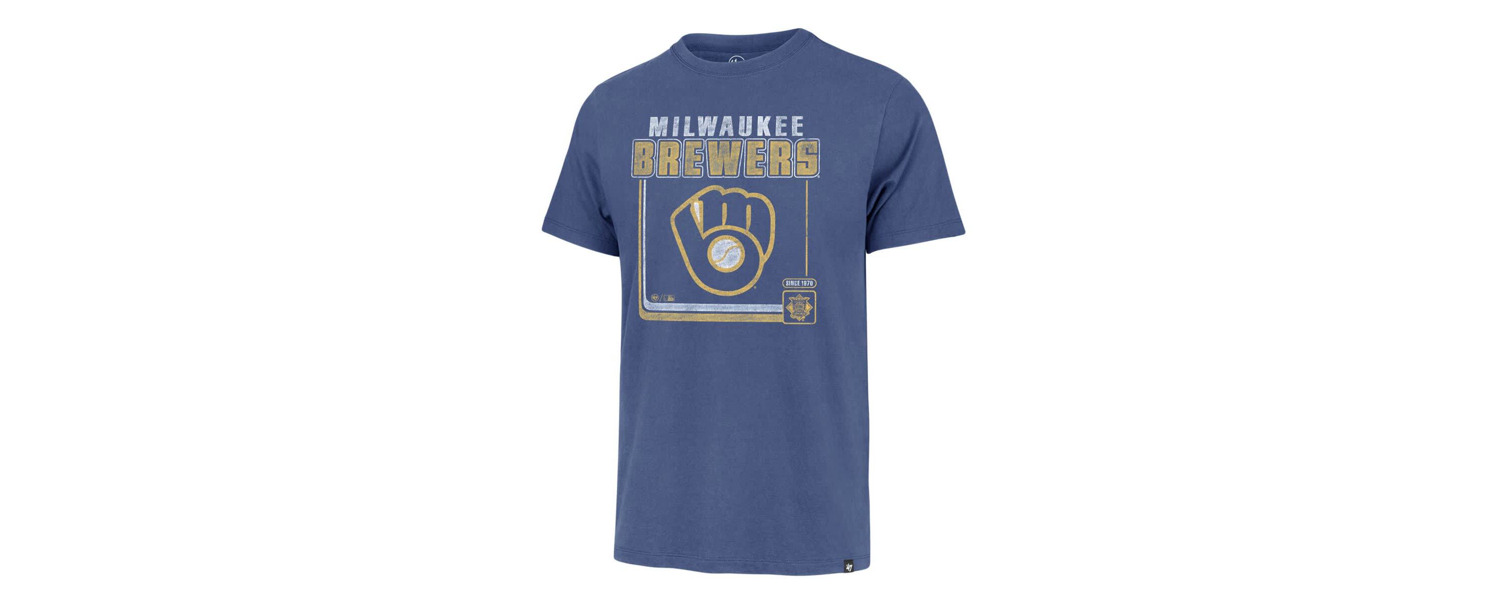 MLB Milwaukee Brewers Cooperstown Collection Borderline Franklin T-Shirt