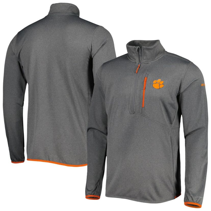 NCAA Clemson Tigers Park View Omni-Wick Half-Zip Top